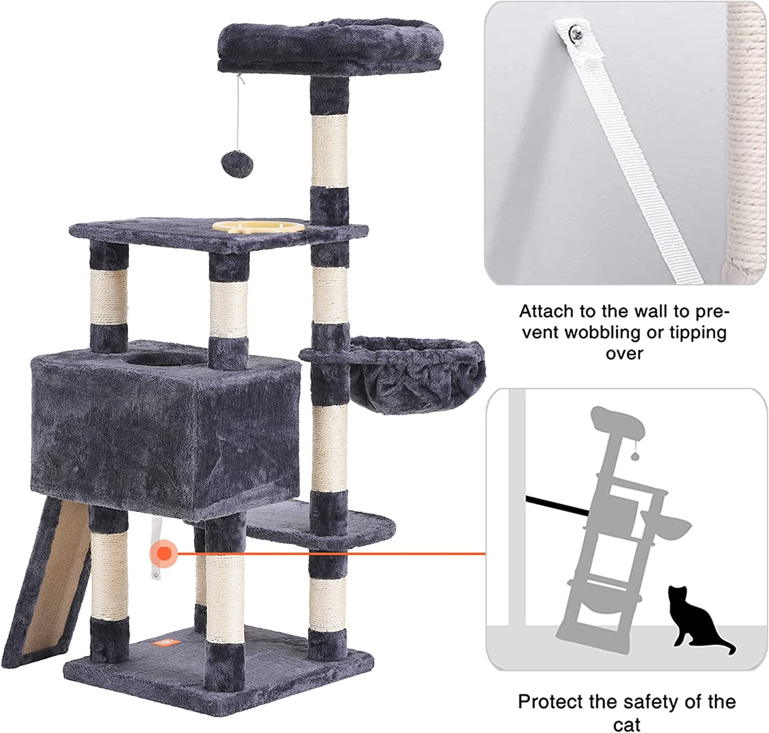 Cat Tree Tower For Indoor Multi-Level